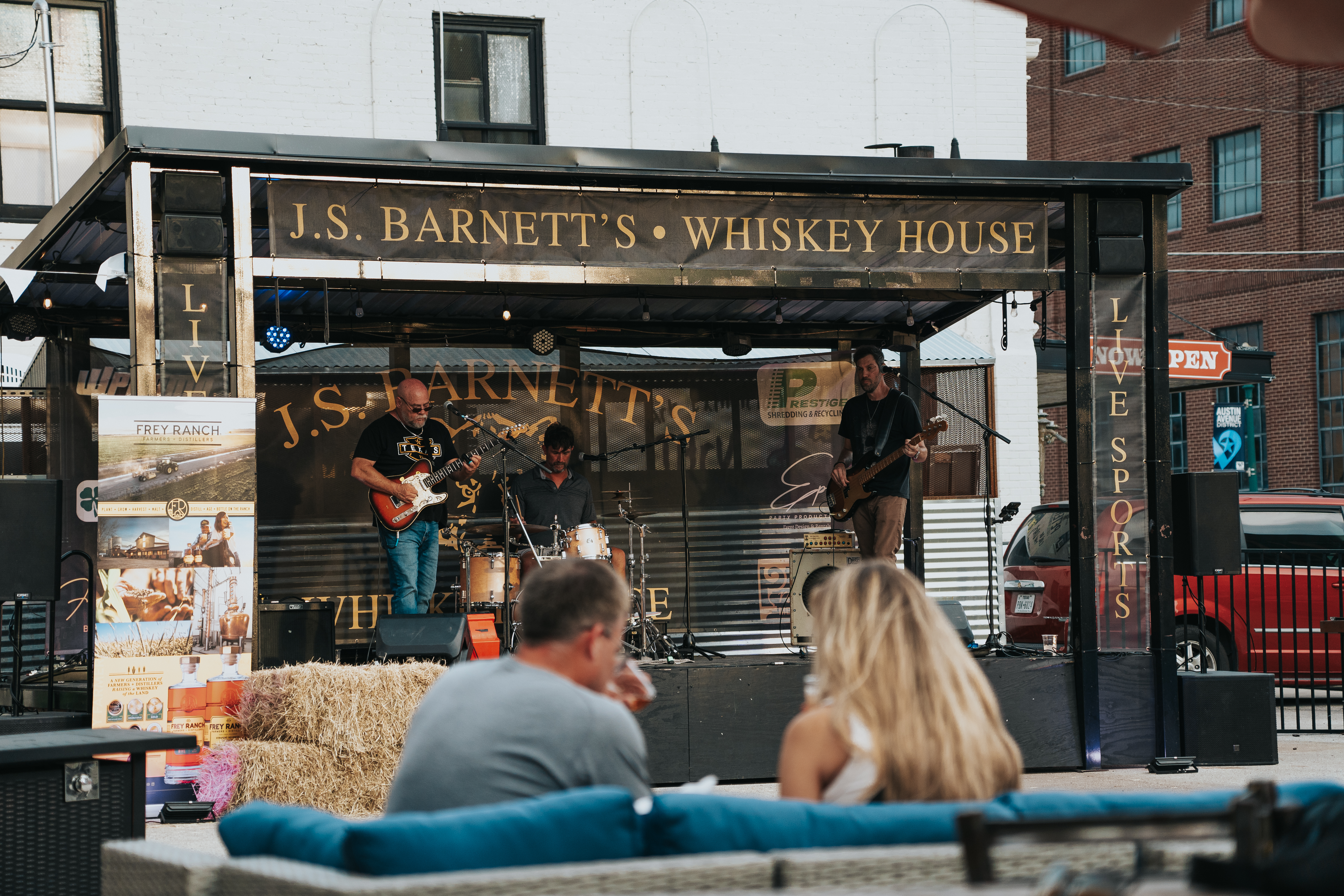 Live music on the patio